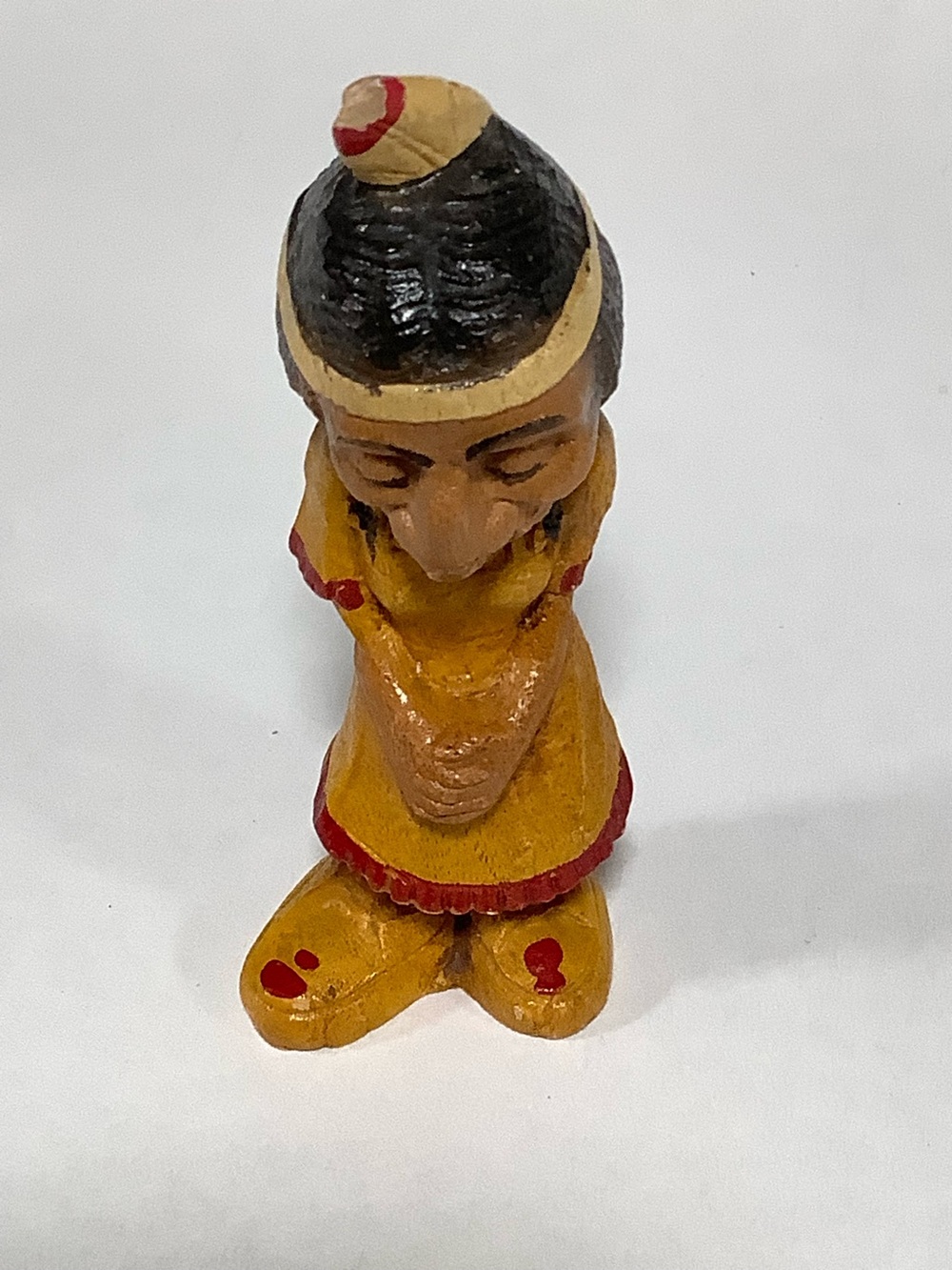 Vintage hand-painted, American Native Girl